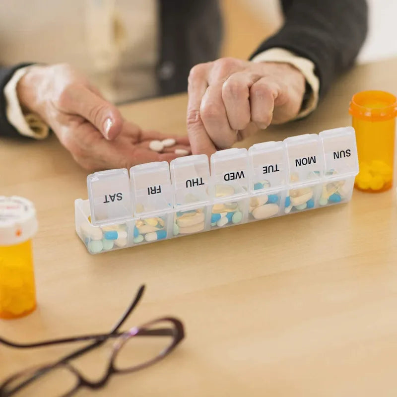 7-Day Grid Pill Storage Box