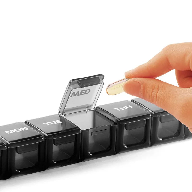 7-Day Grid Pill Storage Box