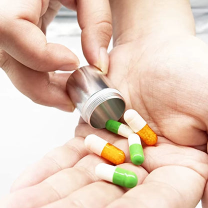 Adjustable Pill Boxes Keychain