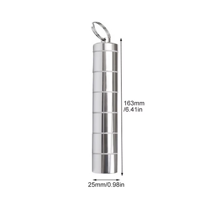 Adjustable Pill Boxes Keychain