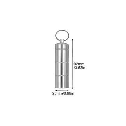 Adjustable Pill Boxes Keychain