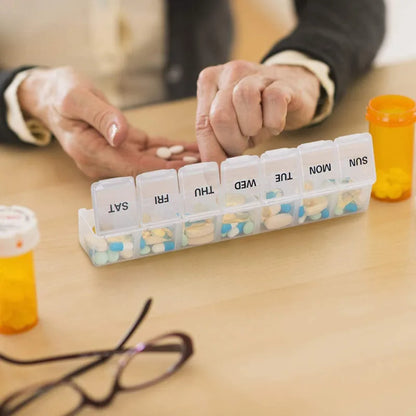 7-Day Grid Pill Storage Box