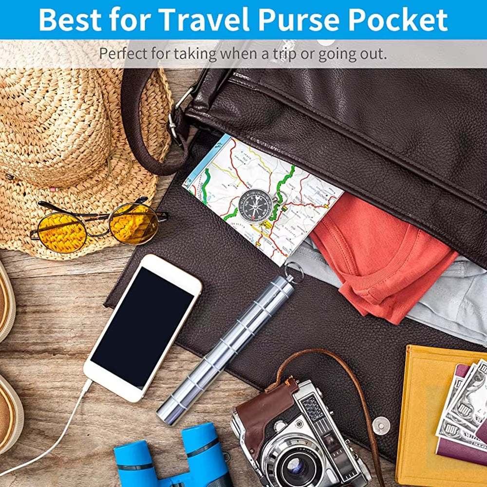 Adjustable Pill Boxes Keychain